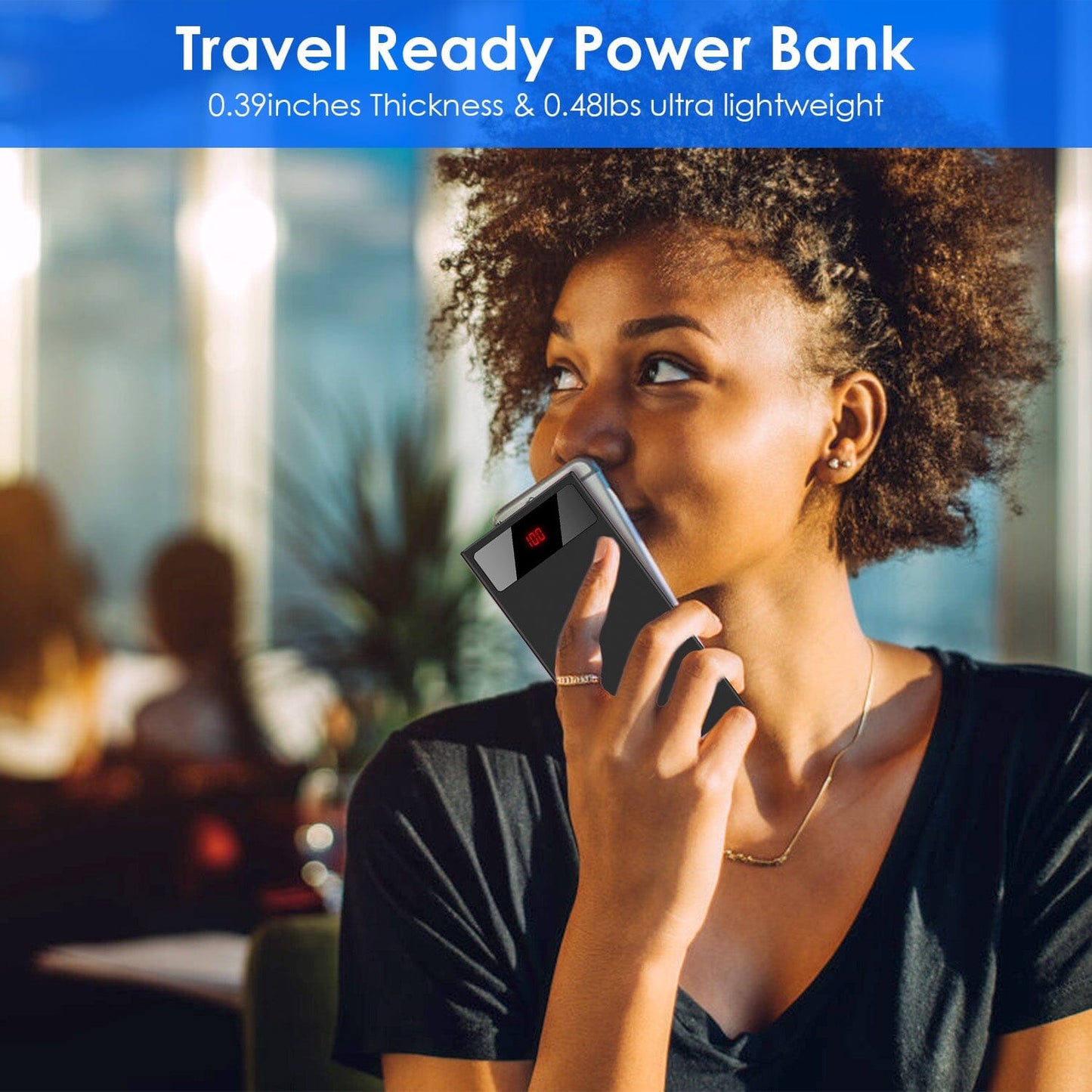 Skorter | 20,000mAh Power Bank Ultra-thin External Battery Pack