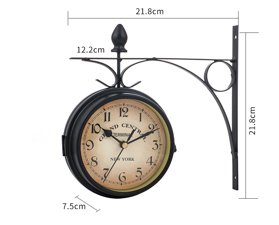 Skorter | Double-sided EuroElegance wall clock