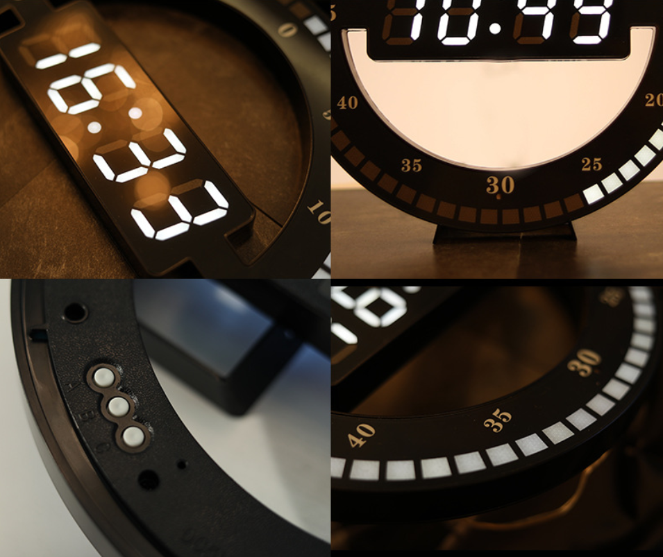 Skorter | The Simplest and Coolest LED Wall Clock, for Home, Office & More