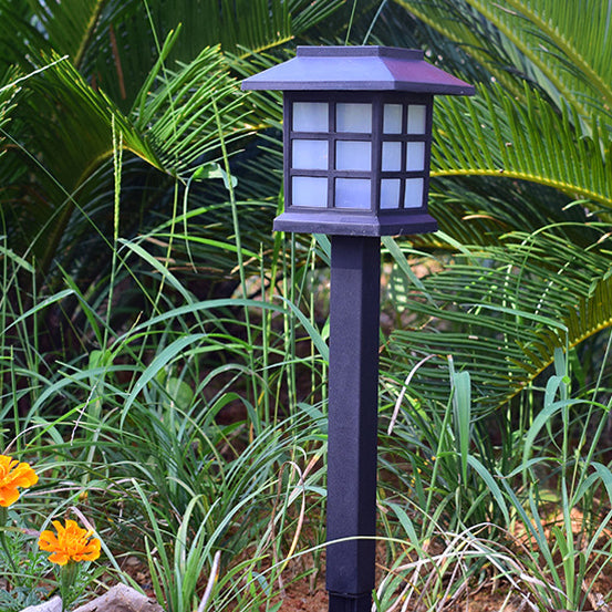 Skorter | Solar Square Lantern LED Outdoor Waterproof Garden Ground Plug Light