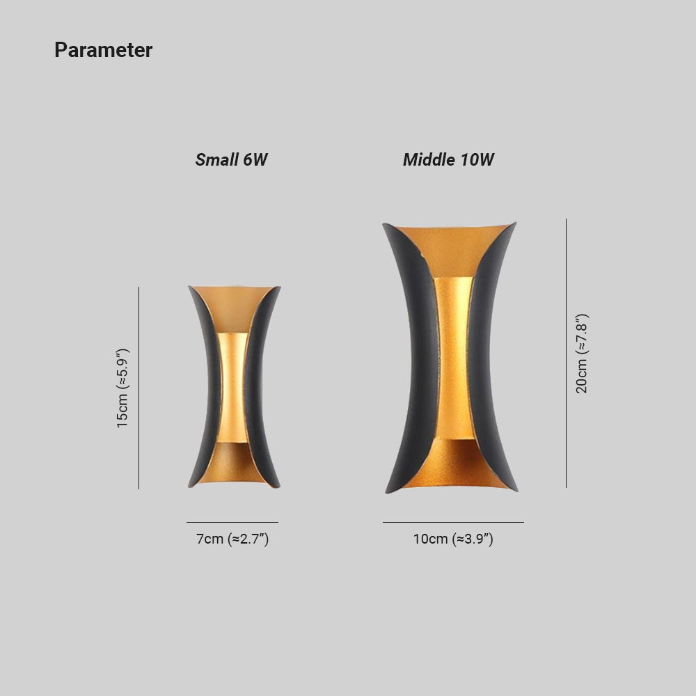 Skorter | Lumiere Moderne LED Wall Lamp
