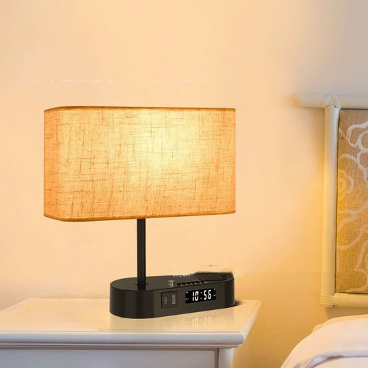 Skorter | ARA - Alarm clock with charging connection and table lamp