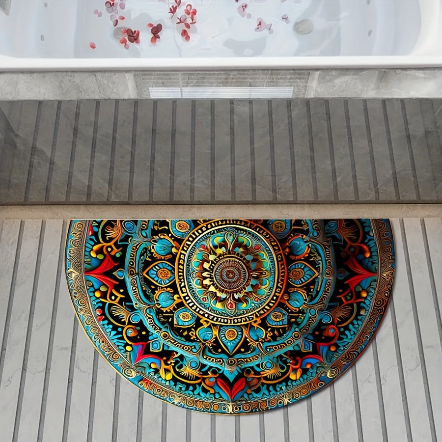 Skorter | Bohemian Mandala doormat - Non-slip, Soft & Machine washable