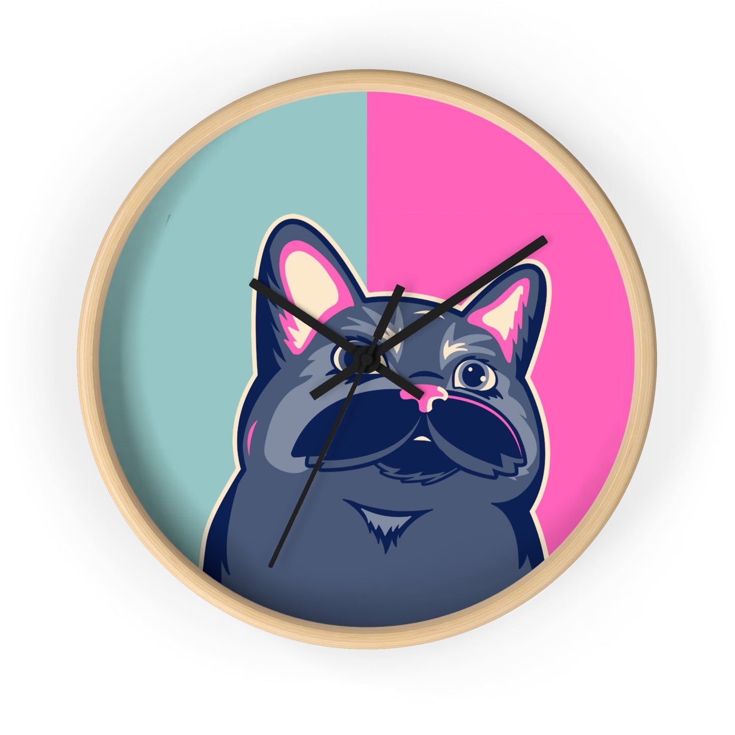 Skorter | Cat Color Block Wall clock
