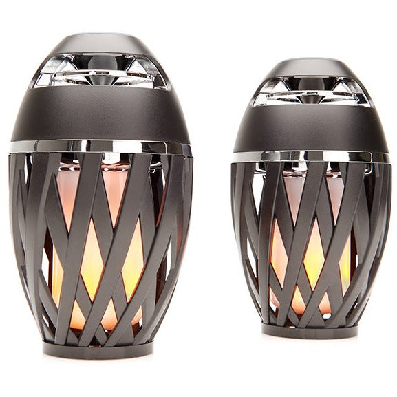 Skorter | 2-Pack: Margaritaville Bluetooth LED Flame Tiki-Torch Speaker