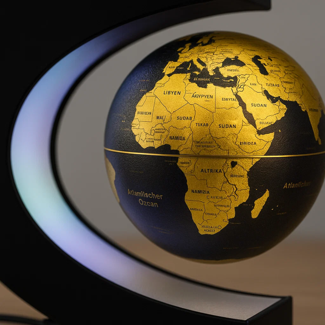 Skorter | AstroGlobe LED World Globe – Floating Globe Lamp with Magnetic Suspension