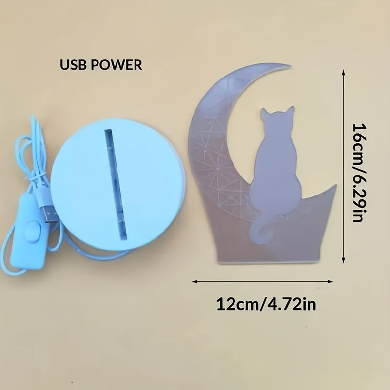 Skorter | MoonLamp - 3D Cat USB Table Lamp