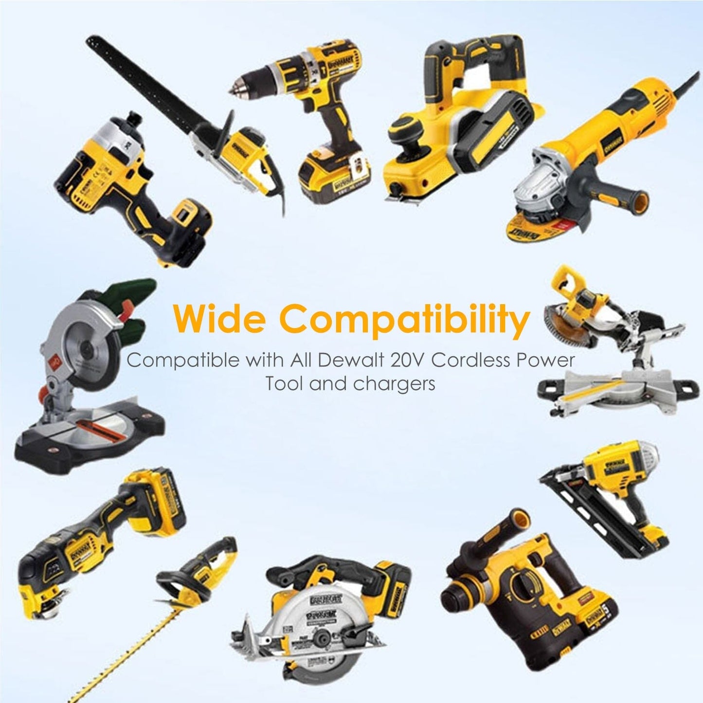 Skorter | 20V Replacement Battery Compatible with Dewalt DCB