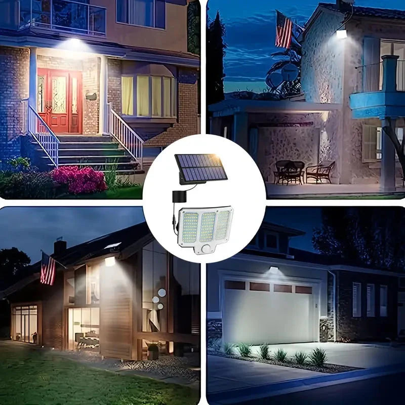 Skorter | 210LED Super Bright Motion Sensor Solar Strong Power LED Garden Wall Lamp