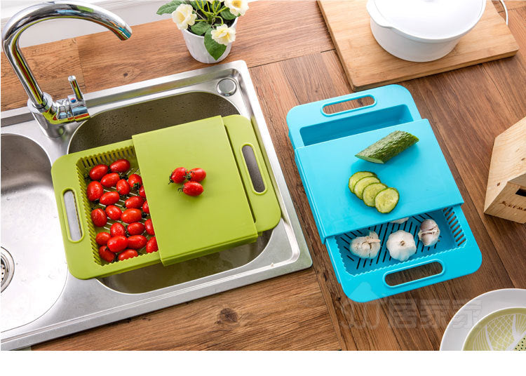 Skorter Kitchen Cutting Blocks Sinks Drain Baskets Cutting Boards Vegetable Meat Tools Kitchen Equipment Cutting Board