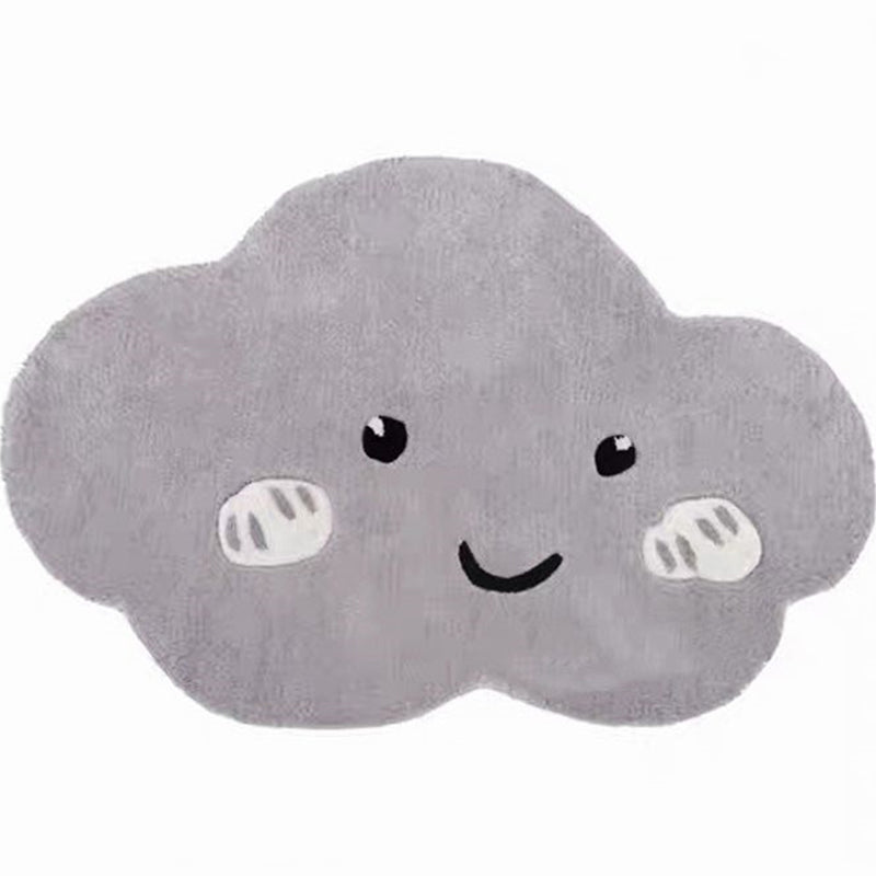 Skorter | Creative Kids Room Carpet Multicolored Cartoon Printed Carpet Cotton Blend Pet Friendly Machine Washable Carpet