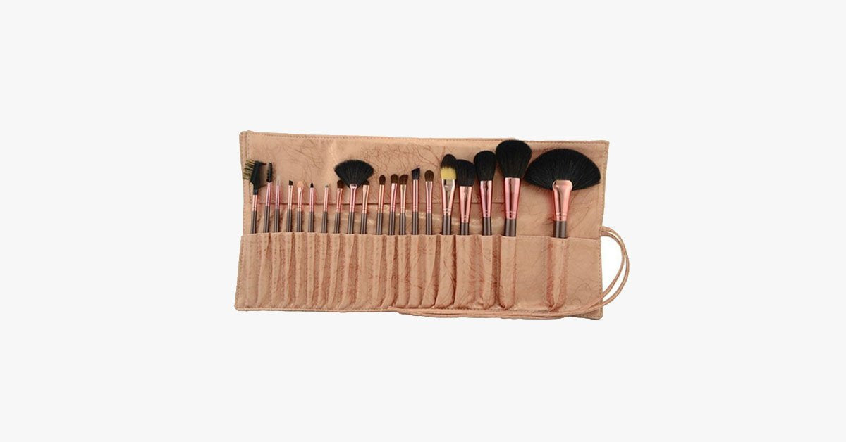 Skorter | Coco Bronze Brush Set of 20 - Useful for full face makeup
