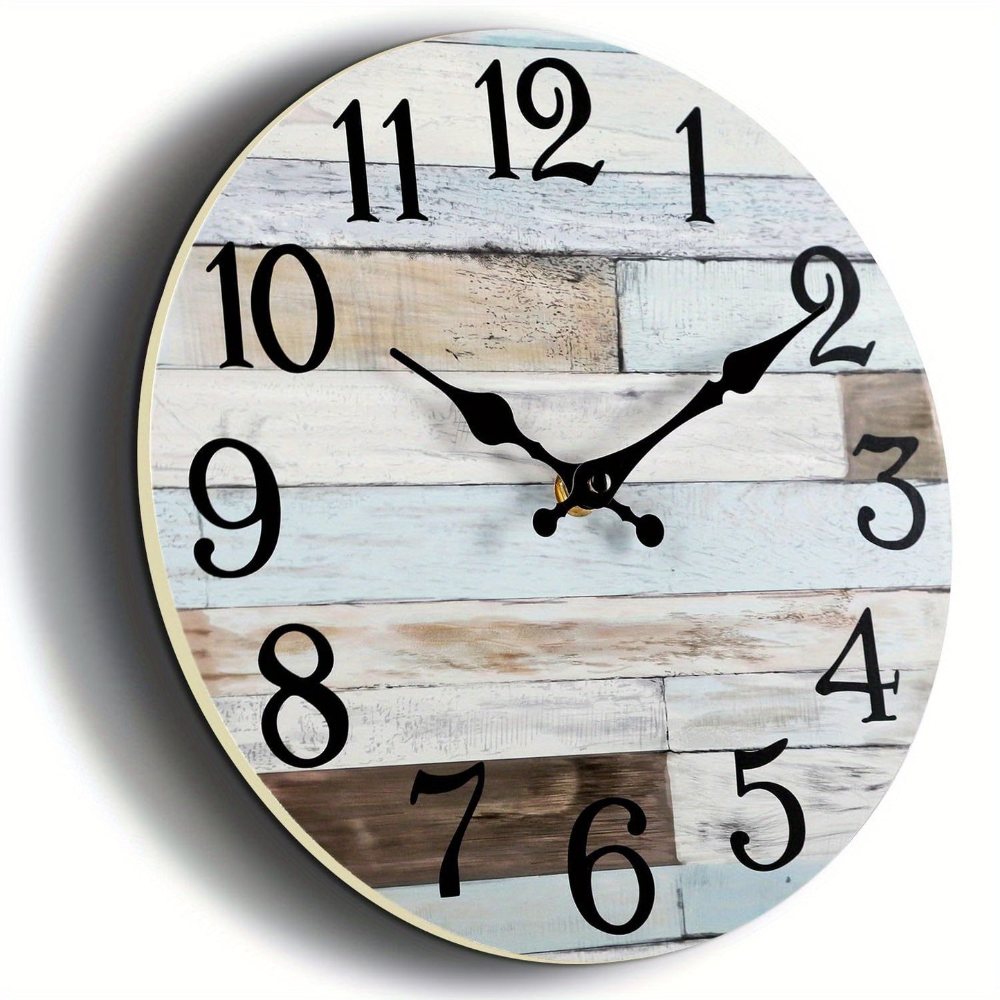 Skorter | Nautical Wall Clock - Silent Round Clock, Blue Theme for Outdoor and Indoor