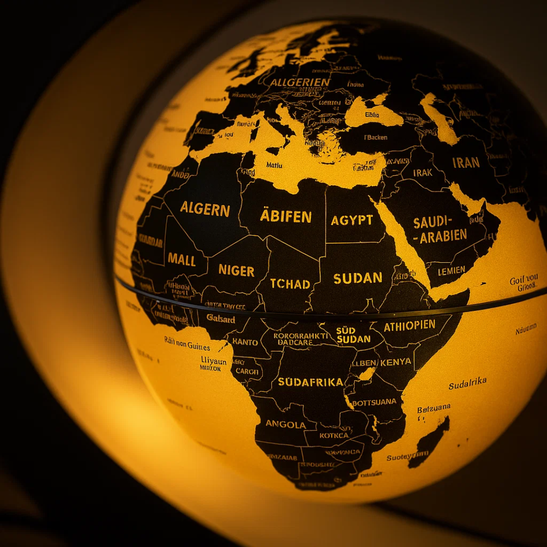 Skorter | AstroGlobe LED World Globe – Floating Globe Lamp with Magnetic Suspension