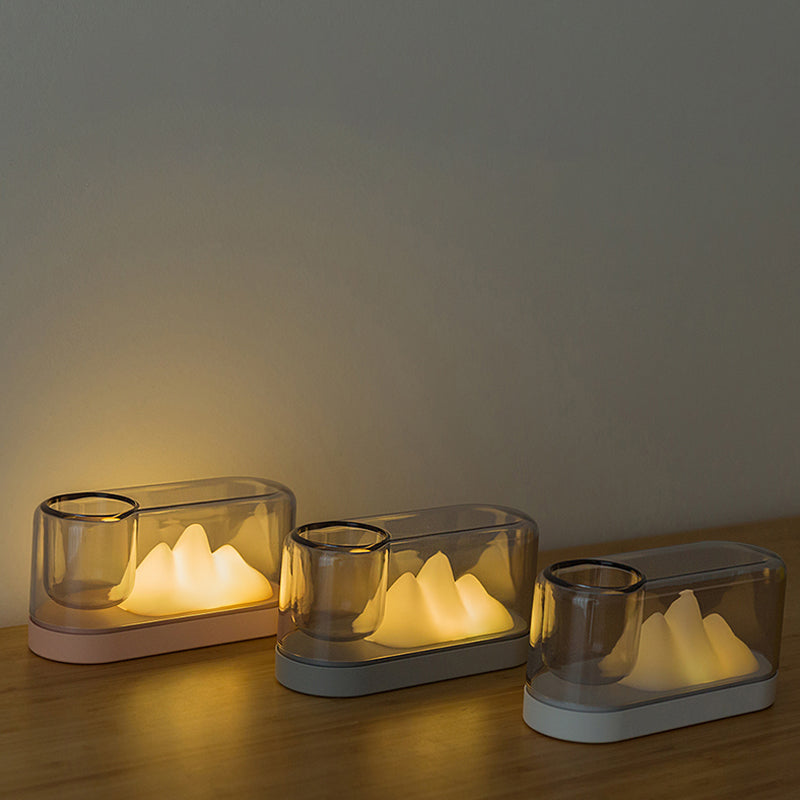 Skorter | MountainLight - Artistic Rechargeable LED Table Lamp with Storage Cup