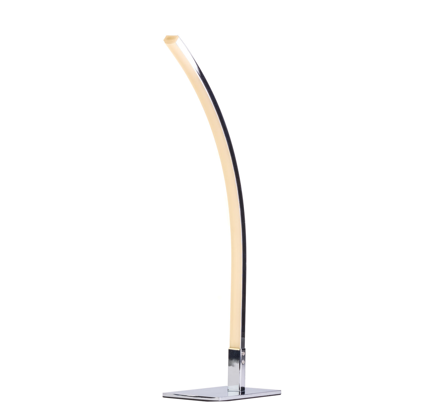Skorter | Modern Arch Design Table Lamp // Chrome
