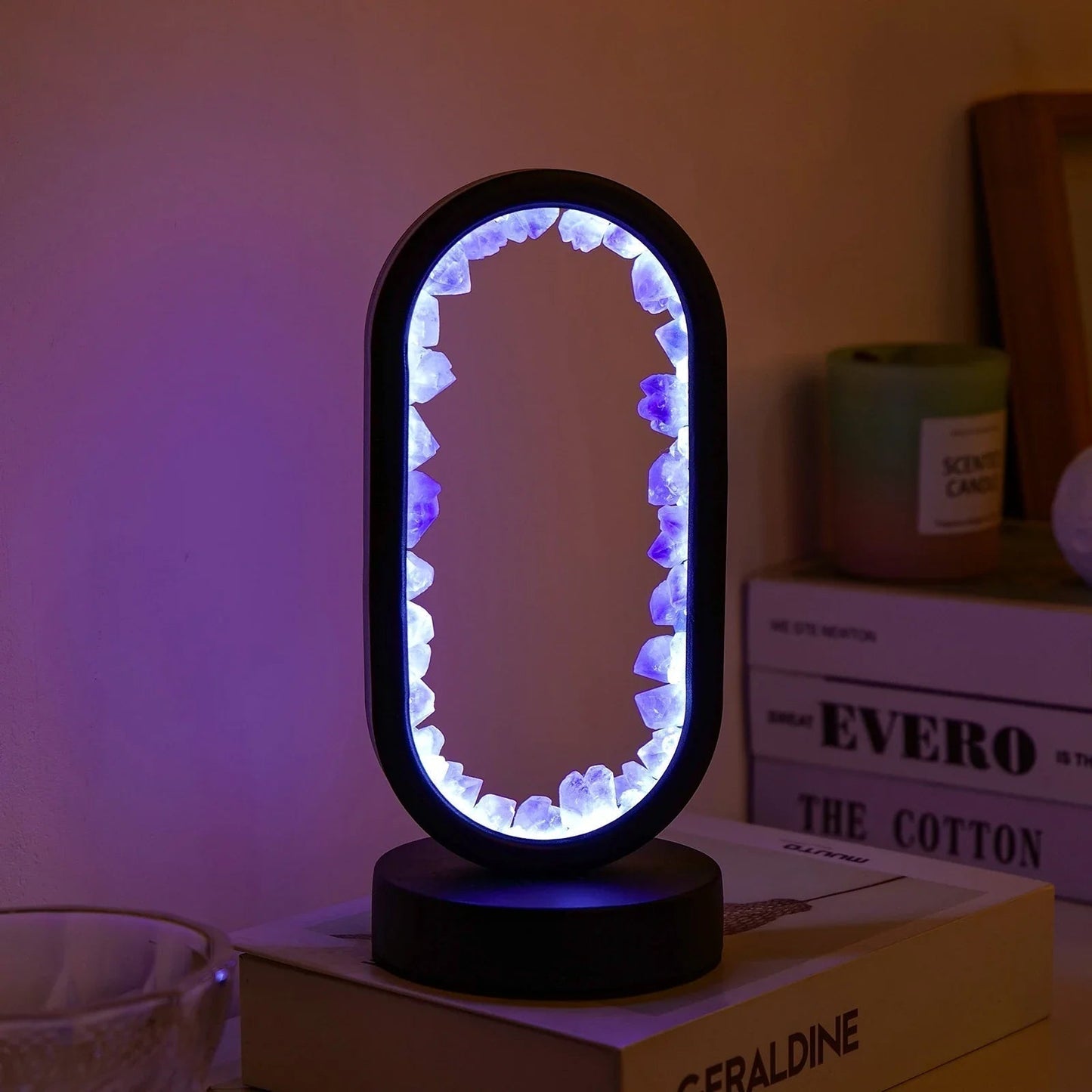 Skorter | CrystalGlow – Handmade amethyst atmospheric lamp for relaxation and peace