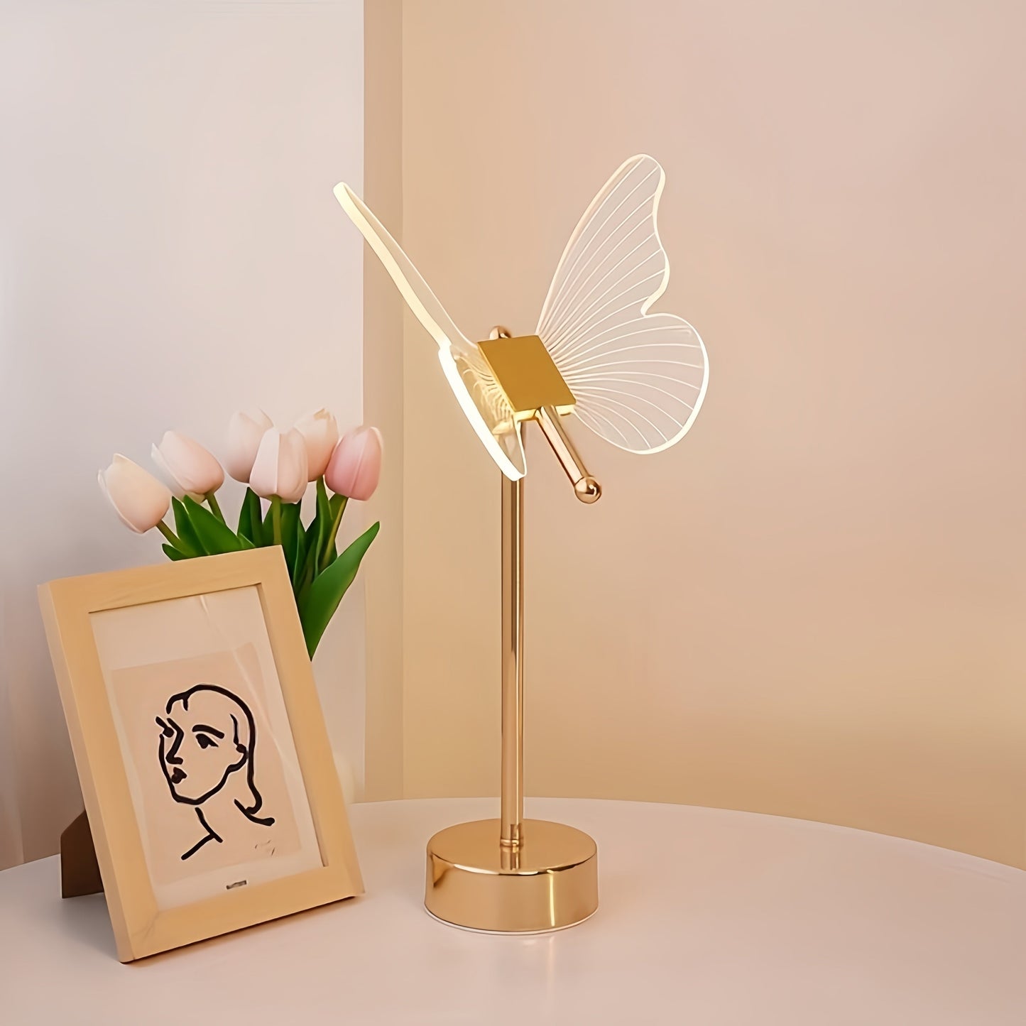 Skorter | LumiButterfly - USB-powered Butterfly Table Lamp, Artistic LED Night Light