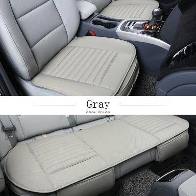 Skorter | Leather Bamboo Charcoal Car Seat Cushion-Absorbing odor(Four Seasons Universal)