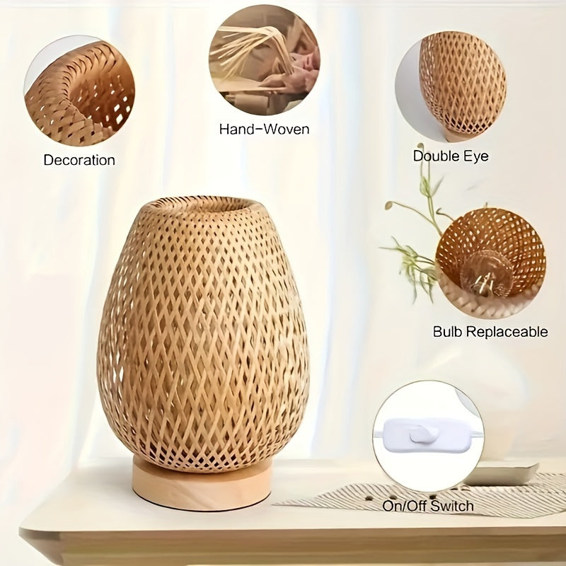 Skorter | BamboLys - Handcrafted LED Table Lamp with USB Connection