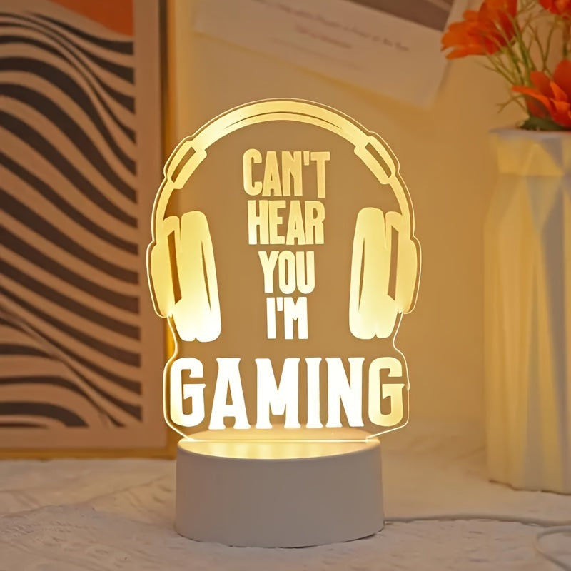 Skorter | GameLamp - Mini LED Table Lamp with USB Charging for Game Room