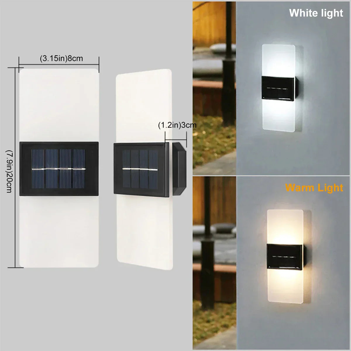 Skorter | LuminaraSolar - LED Outdoor Wall Lamp Powered by Solar Energy