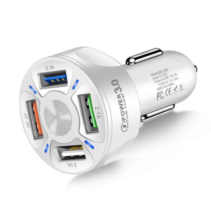 Skorter | 4 Ports USB Car Charger Fast Charging