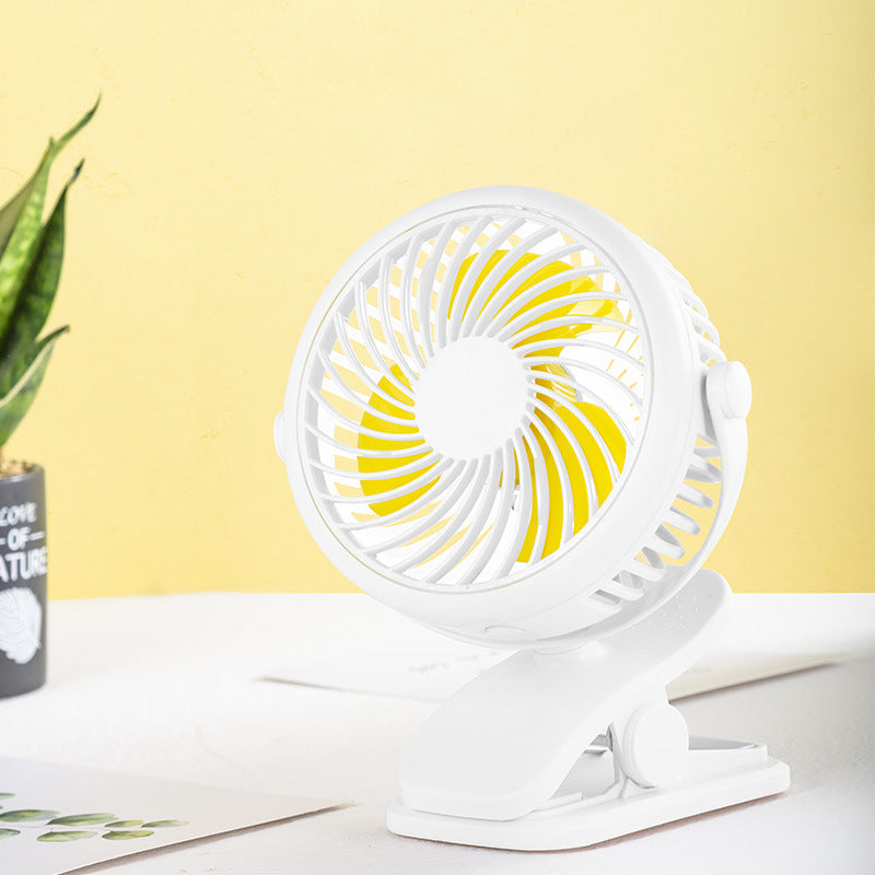 Skorter | Portable Clamp Fan with 360° Rotation – USB & Rechargeable Battery
