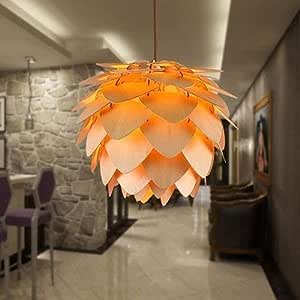 Skorter | Handcrafted Wooden Pine Cone Pendant Light