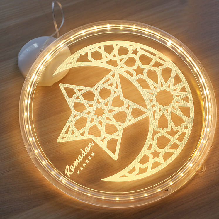 Skorter | Eid Ramadan Moon Castle LED Decorative Window Light