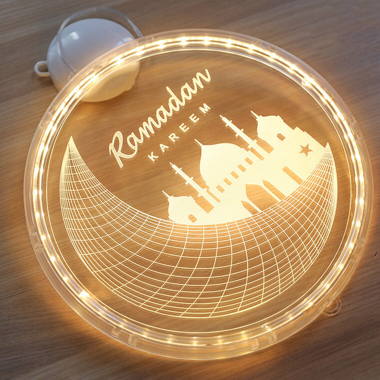 Skorter | Eid Ramadan Moon Castle LED Decorative Window Light