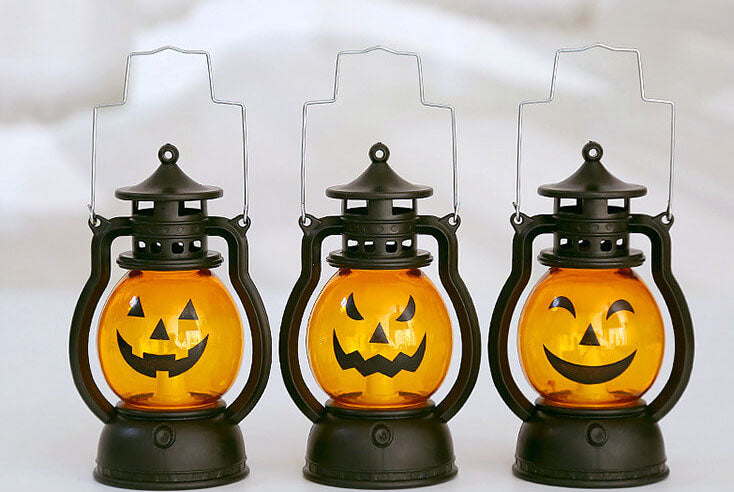 Skorter | Halloween Horror Pumpkin Lantern LED Decorations Hand Lamp