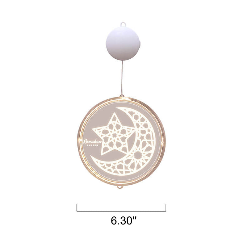 Skorter | Eid Ramadan Moon Castle LED Decorative Window Light