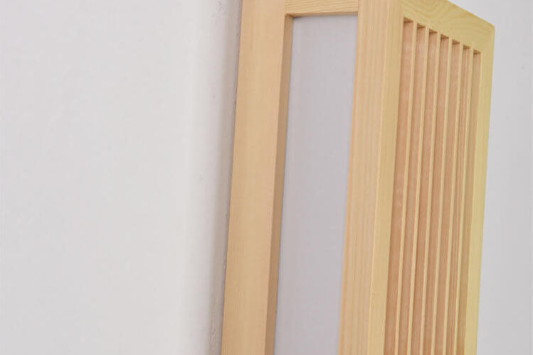 Skorter | ShizuLight | Japanese Wooden LED Wall Lamp – Minimalist Zen-Inspired Lighting