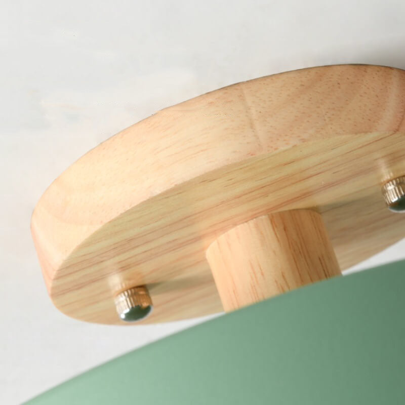 Skorter | Scandinavian round LED semi-flush mount ceiling light
