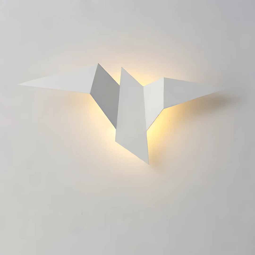 Skorter | Origami Wall Lamp – Unique Wall Lighting in Japanese Style for Living Room and Bedroom