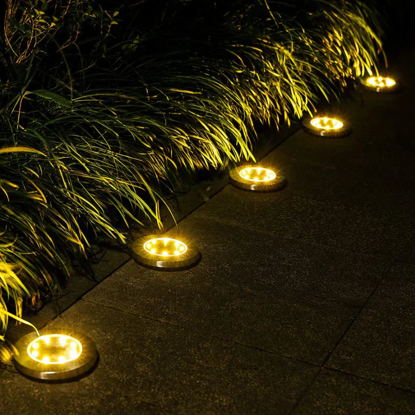 Skorter | Solar Ground Lights – Weatherproof Outdoor LED Pathway Lighting Powered