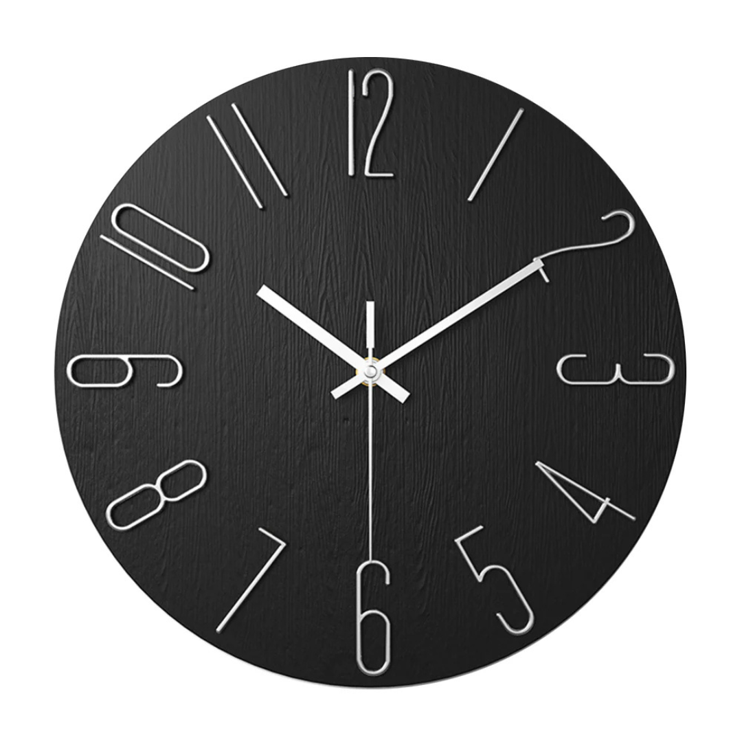 Skorter | Noble Wall Clock – Modern & Silent Clock for Living Room