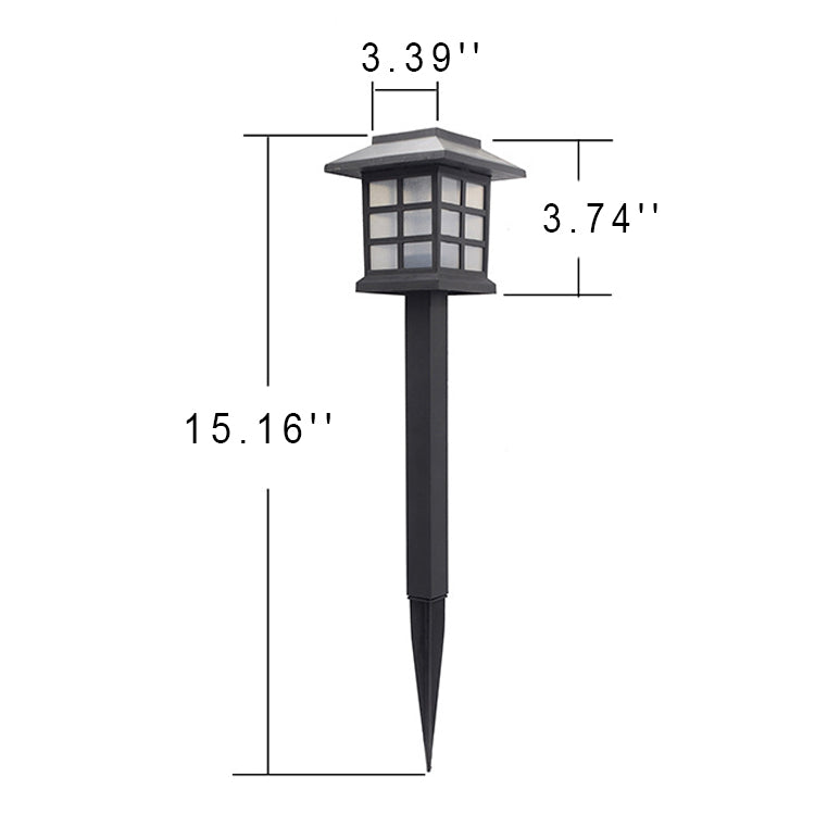 Skorter | Solar Square Lantern LED Outdoor Waterproof Garden Ground Plug Light