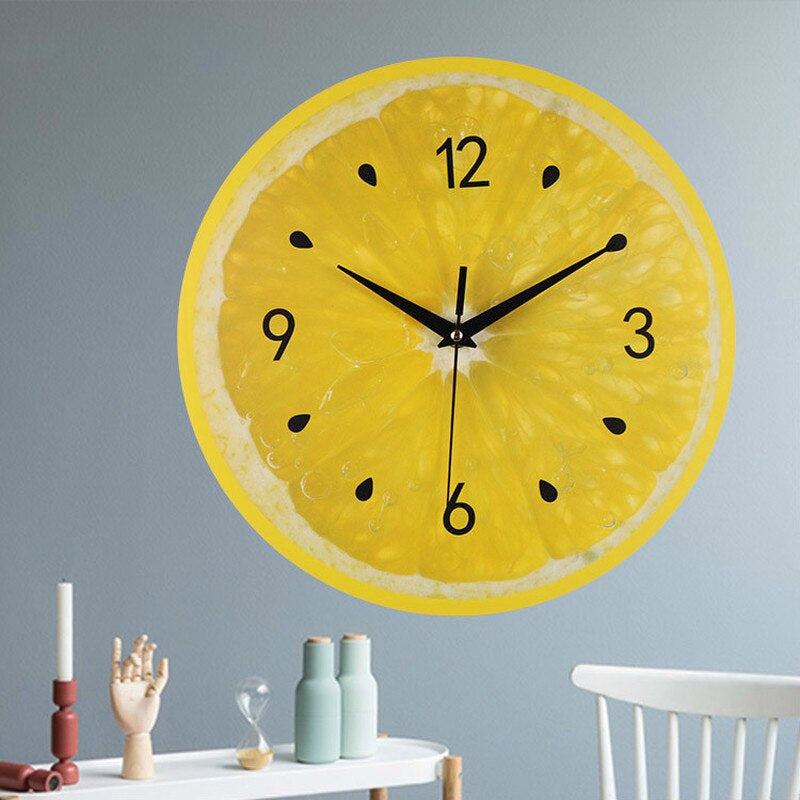 Skorter | LemonTime - Fruity Wall Clock for a Refreshing Kitchen