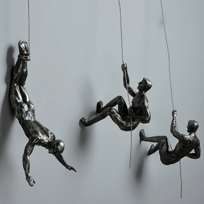 Skorter | Climbing Man Wall Art Set of 3