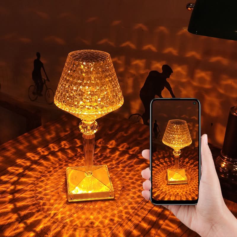 Skorter | Rechargeable Crystal Lampshade Touch LED Lamp