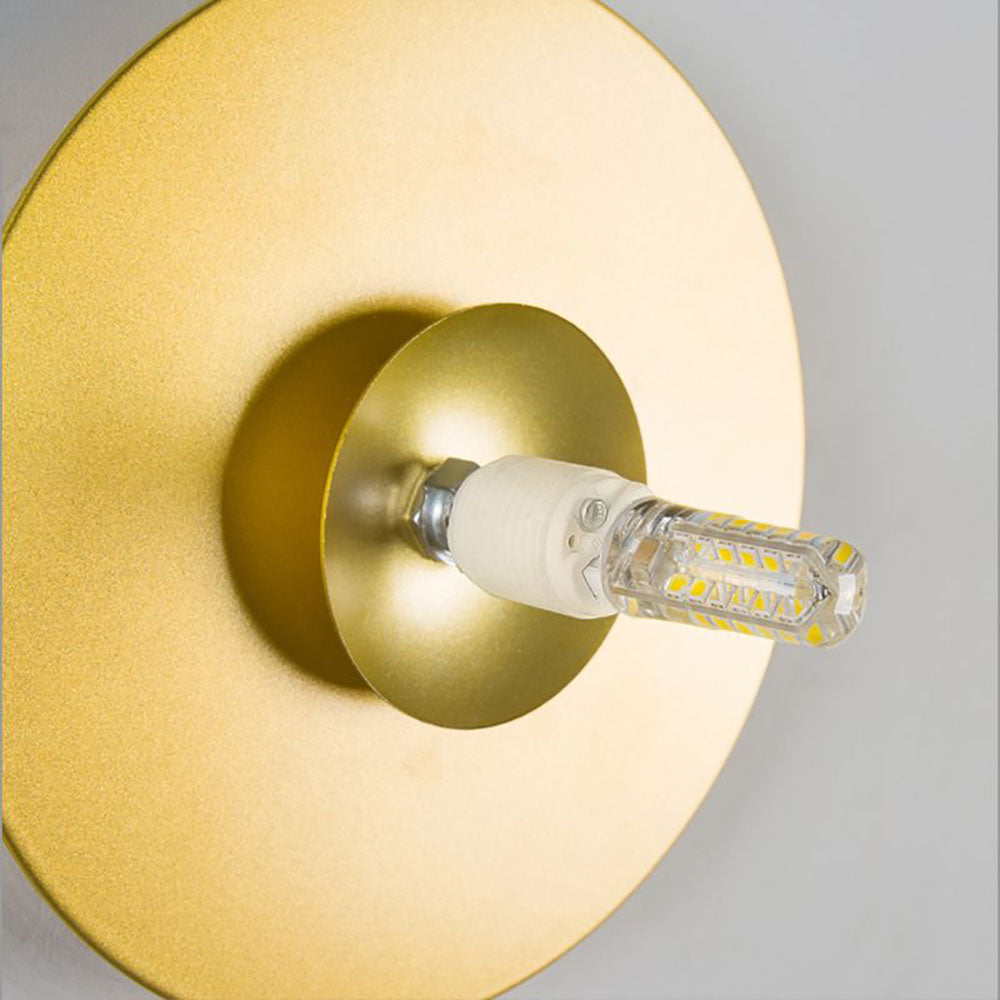 Skorter | Valentina Modern LED Ceiling/Wall Lamp Dining Room Black/Gold Glass