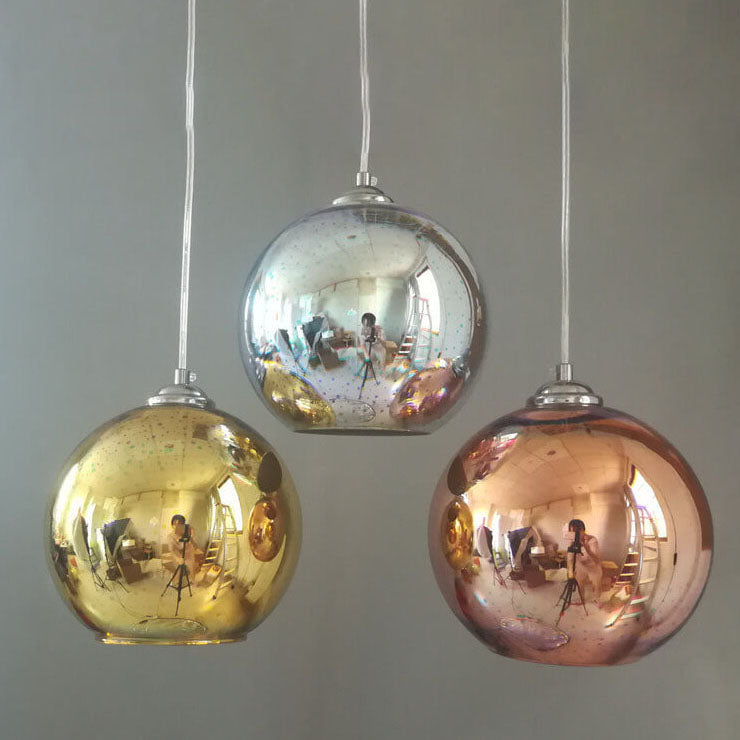 Skorter | Modern creative 3D colorful firework glass 1-light dome pendant lamp