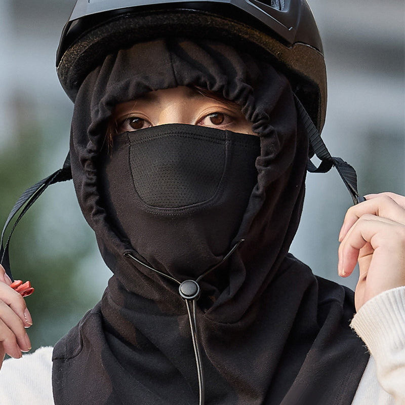 skorter | Hooded Face Mask With Neck Warmer For Cycling