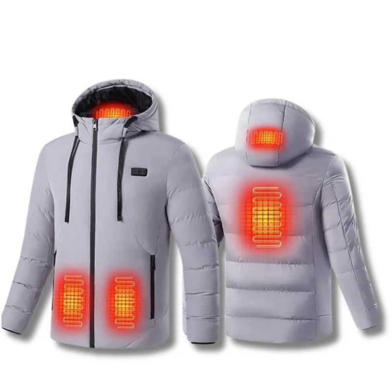 Skorter | Heated Puffer Jacket – Rechargeable Heated Jackets with Battery Pack, Best Heated Winter Coat for Men & Women UK