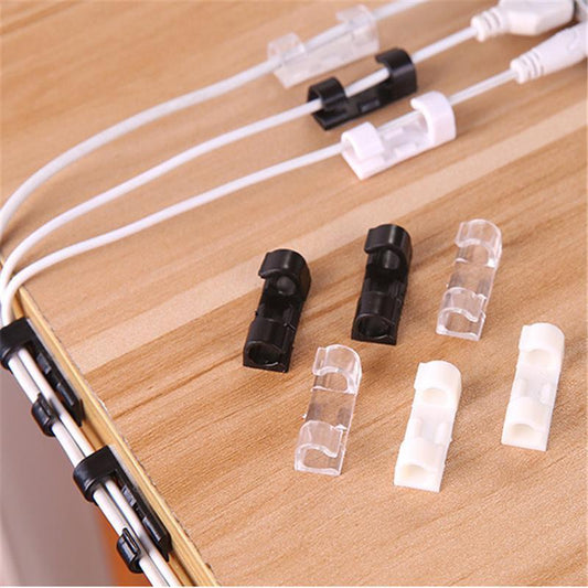Skorter | Finisher Self-Adhesive Cable Clamps – 20 Pieces Cable Organizer Set