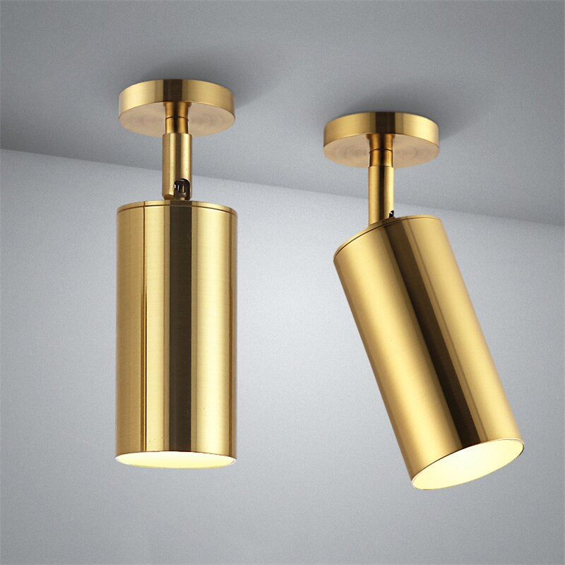 Skorter | Nordic Brass Gold Spotlight - 5W/10W Led -Lamp