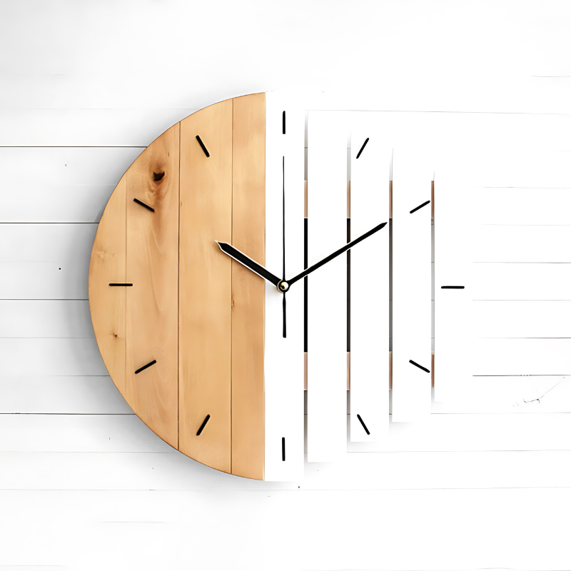 Skorter | ClarityTime | Silent Wall Clock with Timeless Minimalist Design for Elegant Interiors