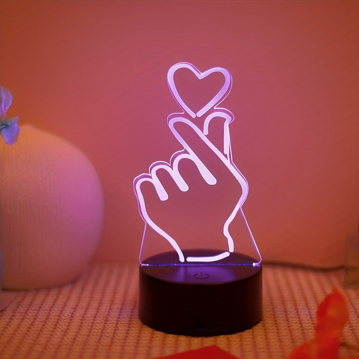 Skorter | IllumiHeart - 7-color LED Night Light with Touch Control